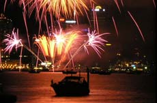Fireworks/Boat